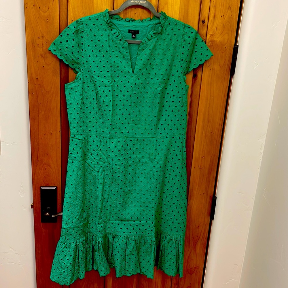Talbots eyelet dress